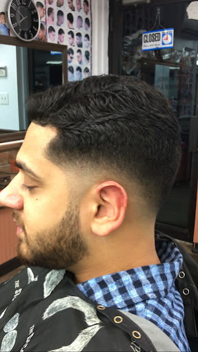 A low fade in side profile, the weight kept at the bottom